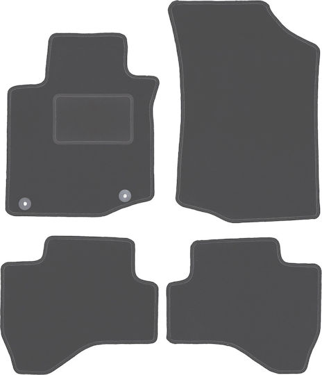 Graphite Car Mats Citroen C1 I Hatchback 2005-2014
