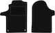 Black Velvet Car Mats Toyota Corolla Verso Ii 7-Seater 2004-2009
