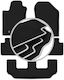 Carlux-silver Car Mats Toyota Corolla Verso Ii 7 Seater 2004-2009