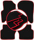 Carlux Red Car Mats for Range Rover Sport SUV 2005-2012