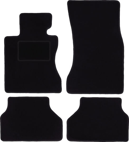 Black Velvet Car Mats Bmw Series 5 E60 Sedan 2003-2010