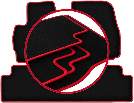Carlux-red Car Mats Mazda 5 I Minivan 2005-2010