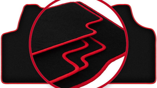 Carlux Red Car Mats Fiat Scudo II Van 2007-2016