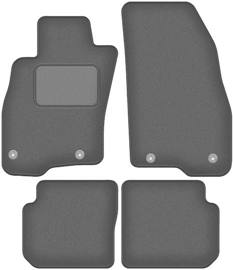 Graphite Car Mats Fiat Punto 12' Hatchback 2012-2018