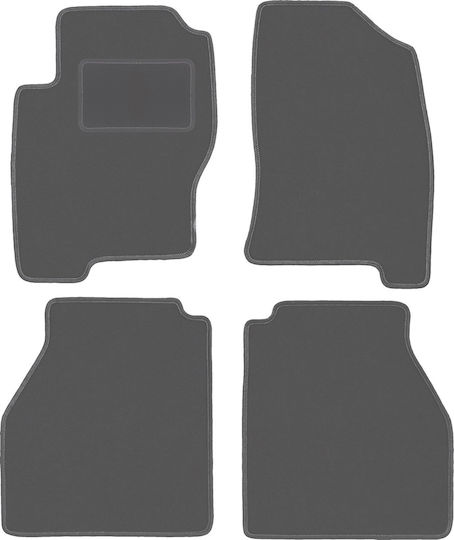 Graphit Auto Fußmatten Nissan Navara III D40 Pickup 2005-2011