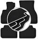 Carlux-silver Car Mats Mini Clubman F-54 Hatchback 2015