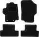 Black Velvet Car Mats Peugeot 1007 Minivan 2004-2009