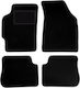Black Velvet Floor Mats Kia Shuma Sedan 1997-2004