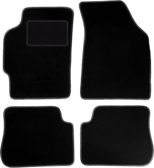 Black Velvet Floor Mats Kia Shuma Sedan 1997-2004