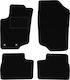 Black Velvet Car Mats Peugeot 207 Sw Station Wagon Hatchback 2006-2012