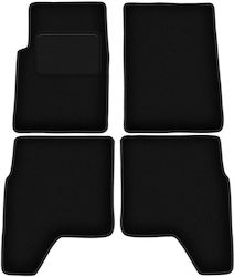 Black Velvet Floor Mats Hyundai Galloper Off-road 1991-2003