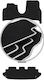 Carlux-silver Car Mats Peugeot 807 7 Seater 2002-2014