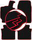 Carlux-red Car Mats Lancia Thesis Sedan 2001-2009