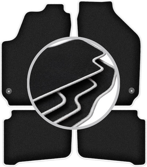 Carlux-silver Car Mats Seat Ibiza Iii 6l Hatchback 2002-2008