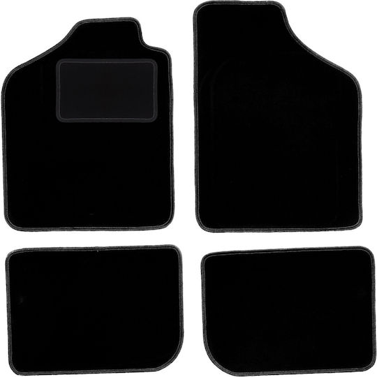 Black Velvet Floor Mats Fiat Uno Hatchback 1983-2001