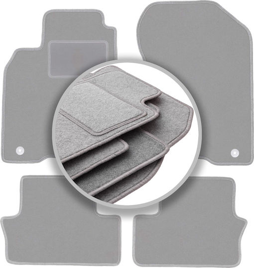 Gray Car Mats Honda Insight Ii Hatchback 2009-2014