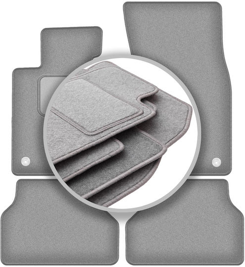 Gray Car Mats Bmw Series 5 E60 Rzepy Sedan 2003-2010