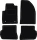 Black Velvet Car Mats for Ford Fusion Hatchback 2005-2012