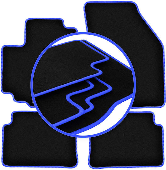 Carlux-blue Car Floor Mats Nissan Pixo Hatchback 2008-2013
