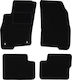 Black Velvet Car Mats Fiat Grande Punto Hatchback 2005-2009
