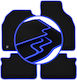 Carlux-blue Car Floor Mats Opel Agila A Hatchback 2000-2007
