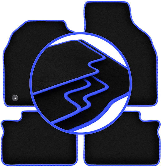 Carlux-blue Car Floor Mats Opel Agila A Hatchback 2000-2007