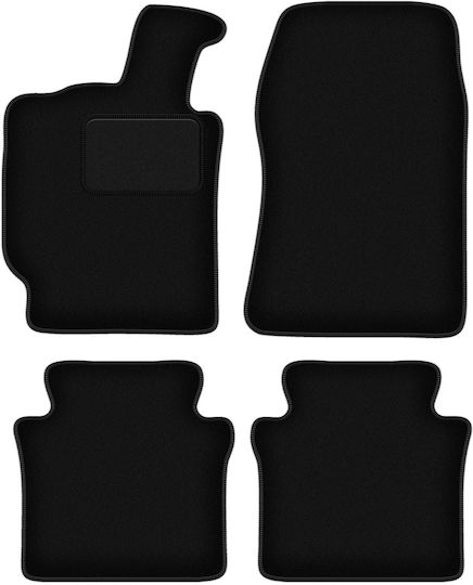 Black Velvet Floor Mats Lancia Thesis Sedan 2001-2009