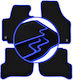 Carlux-blaue Autoteppiche Volkswagen Golf Plus Minivan 2005-2014