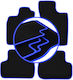 Carlux-blaue Autoteppiche Renault Twingo I Hatchback 1993-2006