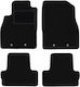 Black Velvet Car Mats Opel Ampera I Hatchback 2012-2017
