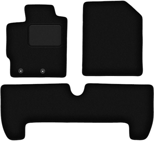 Schwarze Samt-Fußmatten Toyota Urban Cruiser Hatchback 2008-2014