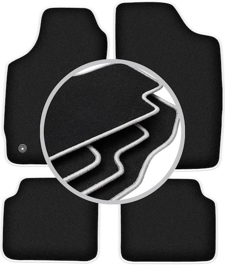 Carlux-silver Car Mats Peugeot 205 Hatchback 1983-1998