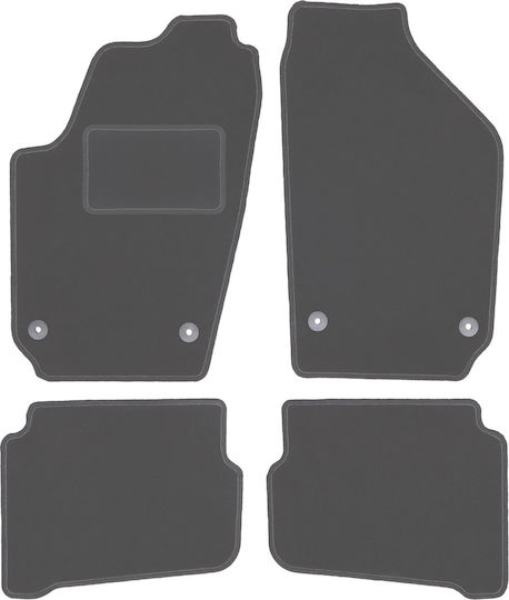Graphite Car Mats Volkswagen Fox Hatchback 2005-2011
