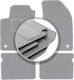 Gray Car Mats Fiat Bravo II Hatchback 2007-2012