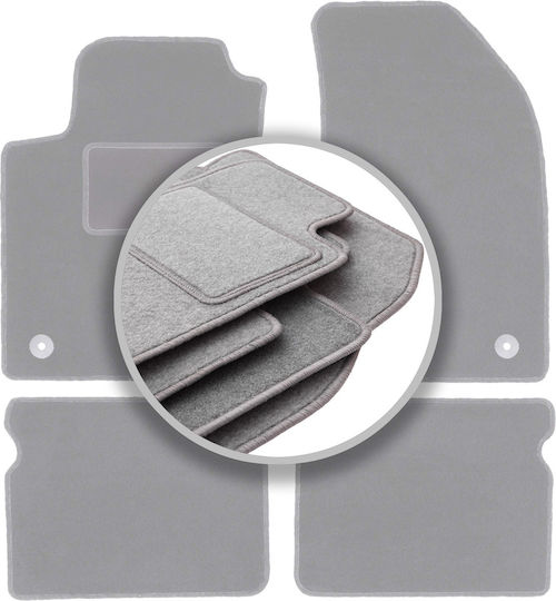 Gray Car Mats Fiat Bravo II Hatchback 2007-2012
