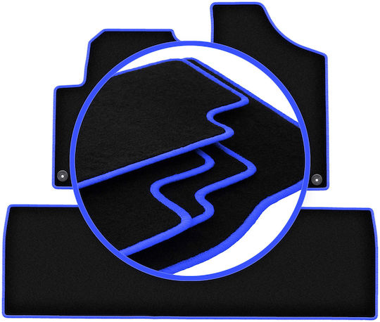 Carlux-blue Car Mats Volkswagen Sharan I Minivan 1995-2010
