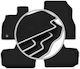 Carlux-silver Car Mats Nissan Leaf I Hatchback 2010-2017