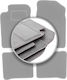 Gray Car Floor Mats for Toyota Carina E Sedan 1992-1998