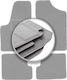 Gray Car Mats Fiat Seicento Hatchback 1998-2010
