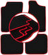 Carlux-red Car Floor Mats Audi 80 B3 Sedan 1986-1991