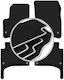 Carlux-silver Car Mats Porsche Cayenne I Suv 2002-2010