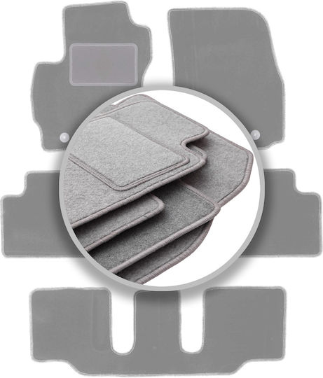 Gray Car Mats Mazda Premacy Ii 7-seater 2005-2010