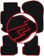 Carlux-red Car Mats Ford Escort Mk7 Hatchback Station Wagon 1995-2002