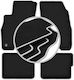 Carlux-silver Car Mats Fiat Grande Punto Hatchback 2005-2009