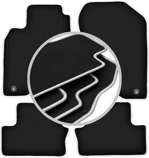 Carlux-silver Car Mats Honda Insight Ii Hatchback 2009-2014
