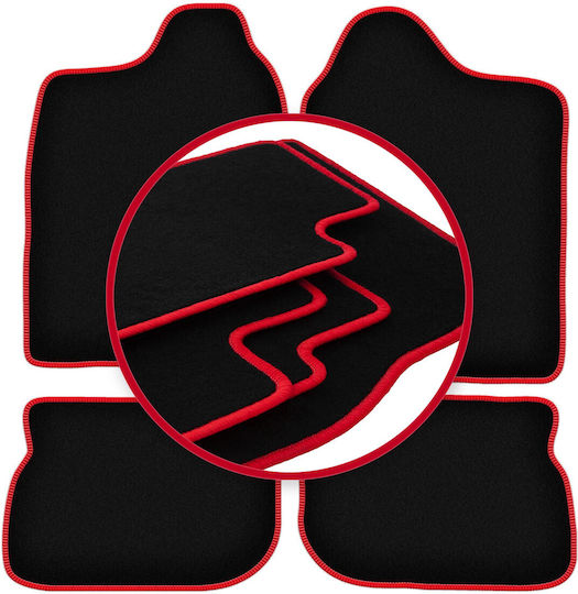 Carlux Red Car Mats Suzuki Jimny SUV 1998-2007