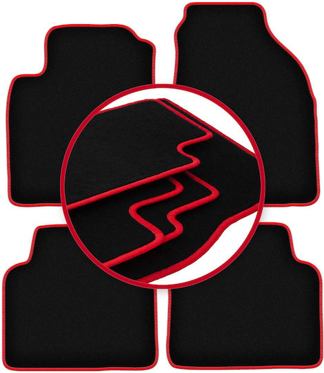 Carlux Red Car Mats Hyundai Matrix Minivan 2001-2010