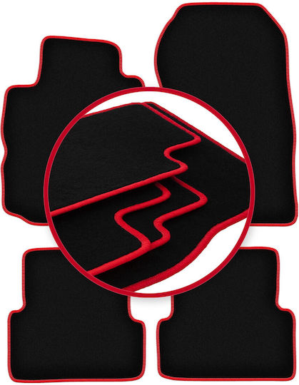Carlux-red Car Mats Renault Modus Minivan 2004-2012
