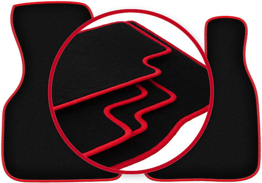 Carlux-red Car Mats Chevrolet Astro Ii Van 1995-2005