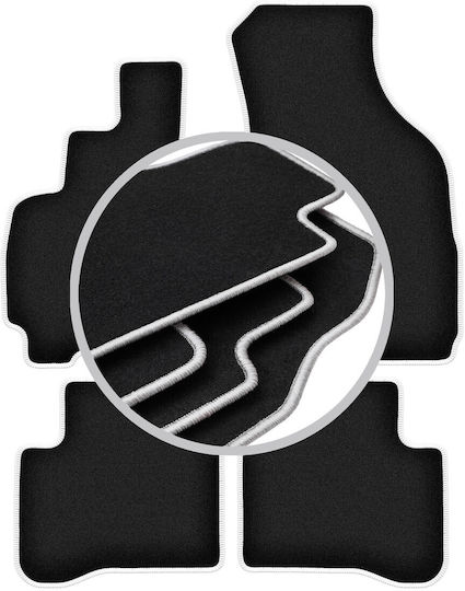 Carlux-Silber Autoteppiche Hyundai Atos Hatchback 1997-2008